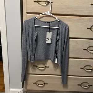 Cropped cardigan